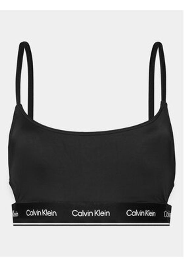 Calvin Klein Swimwear Góra od bikini KW0KW02425 Czarny. Kolor: czarny. Materiał: syntetyk