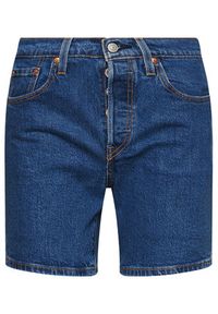 Levi's® Szorty jeansowe 501™ Mid Thigh 85833-0007 Granatowy Regular Fit. Kolor: niebieski. Materiał: jeans, bawełna #5