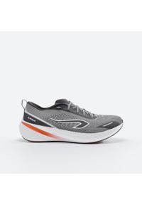 KIPRUN - Buty do biegania męskie Kiprun Cushion 500. Kolor: biały, wielokolorowy, szary. Szerokość cholewki: normalna