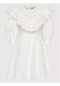 Custommade Sukienka codzienna Lysandra 999370418 Biały Regular Fit. Okazja: na co dzień. Kolor: biały. Materiał: bawełna. Typ sukienki: proste. Styl: casual #4