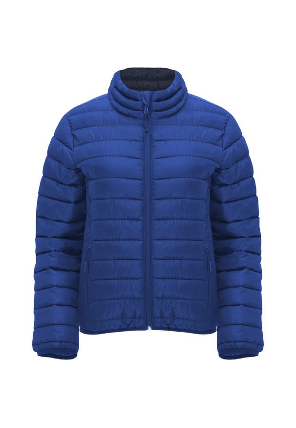 ROLY - Womens/Ladies Finland Slim Padded Jacket. Kolor: niebieski. Materiał: puch. Sport: turystyka piesza