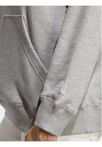 Adidas - adidas Bluza Essentials Linear Hoodie IC6884 Szary Regular Fit. Kolor: szary. Materiał: bawełna #2