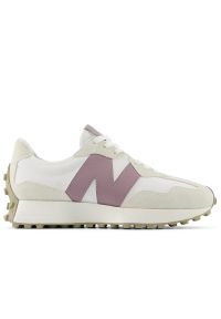 Buty New Balance WS327KH - beżowe. Zapięcie: sznurówki. Kolor: beżowy. Materiał: guma, zamsz, skóra. Szerokość cholewki: normalna