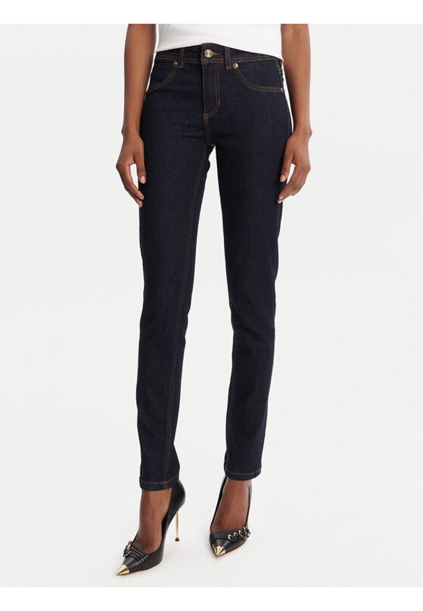 Versace Jeans Couture Jeansy 79HAB5J1 CDW02 Granatowy Tapered Fit. Kolor: niebieski