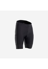 VAN RYSEL - Spodenki rowerowe szosowe Triban RC500. Kolor: czarny. Sport: kolarstwo #1
