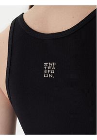 One Teaspoon Sukienka letnia Singlet 26495A Czarny Slim Fit. Kolor: czarny. Materiał: bawełna. Sezon: lato #2