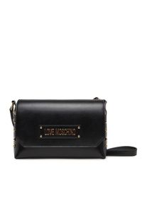 Love Moschino - LOVE MOSCHINO Torebka JC4273PP0MKH0000 Czarny. Kolor: czarny. Materiał: skórzane