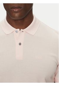 BOSS Polo Pallas 50468362 Różowy Regular Fit. Typ kołnierza: polo. Kolor: różowy. Materiał: bawełna #4