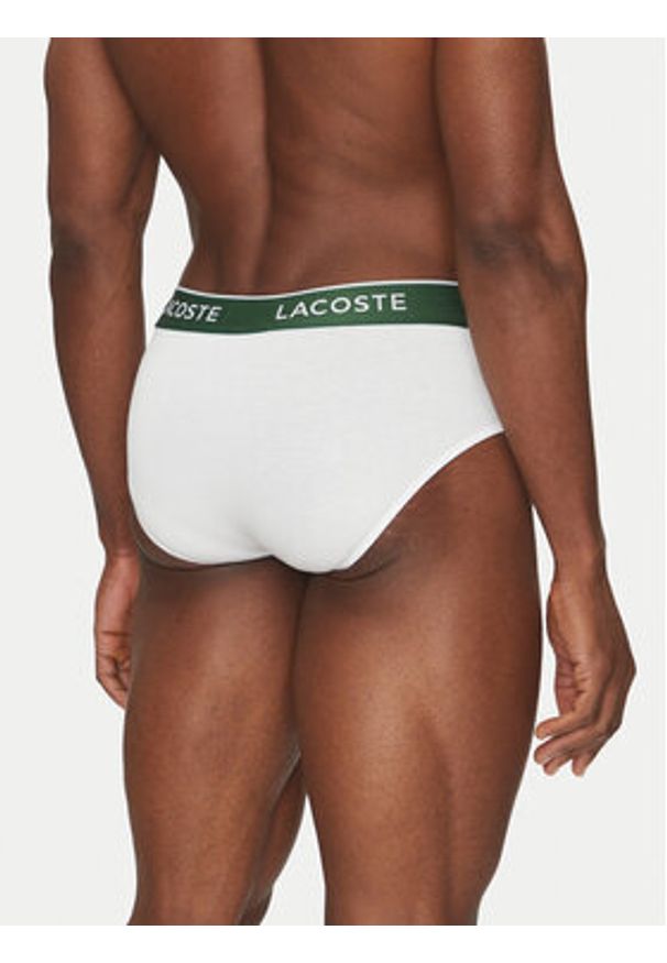 Lacoste Komplet slipów 8H1293 Kolorowy. Materiał: bawełna. Wzór: kolorowy