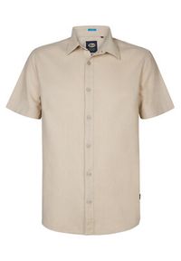 Petrol Industries Koszula M-1050-SIS414 Beżowy Regular Fit. Kolor: beżowy. Materiał: bawełna #7