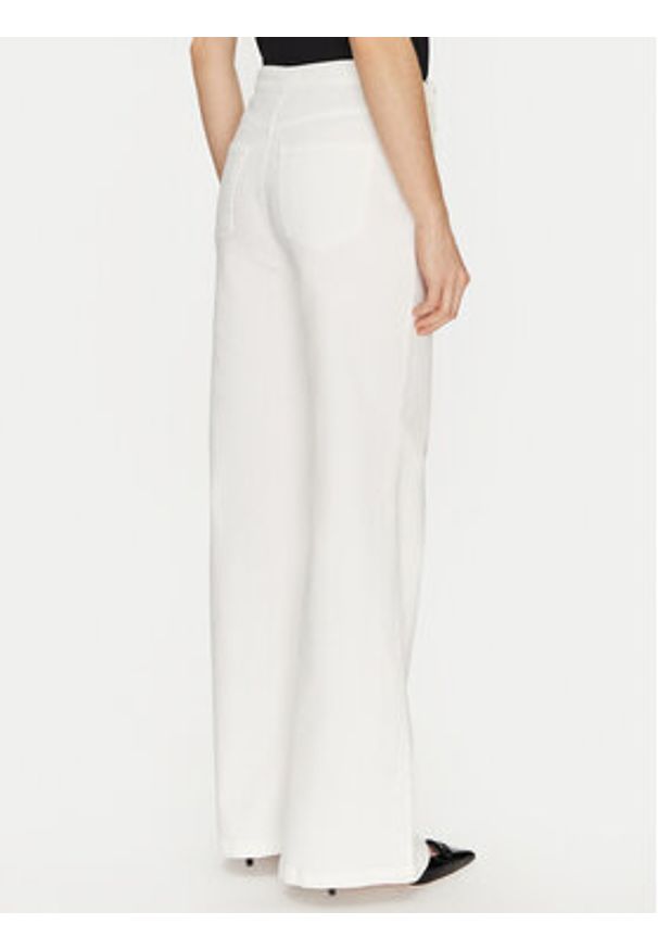 TwinSet - TWINSET Jeansy 251TP2590 Écru Wide Leg