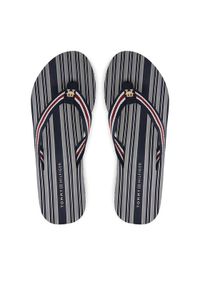 TOMMY HILFIGER - Tommy Hilfiger Japonki FW0FW08371 Granatowy. Kolor: niebieski. Materiał: materiał #1