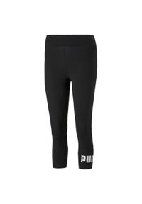 Damskie legginsy 3/4 Puma Essential. Kolor: czarny