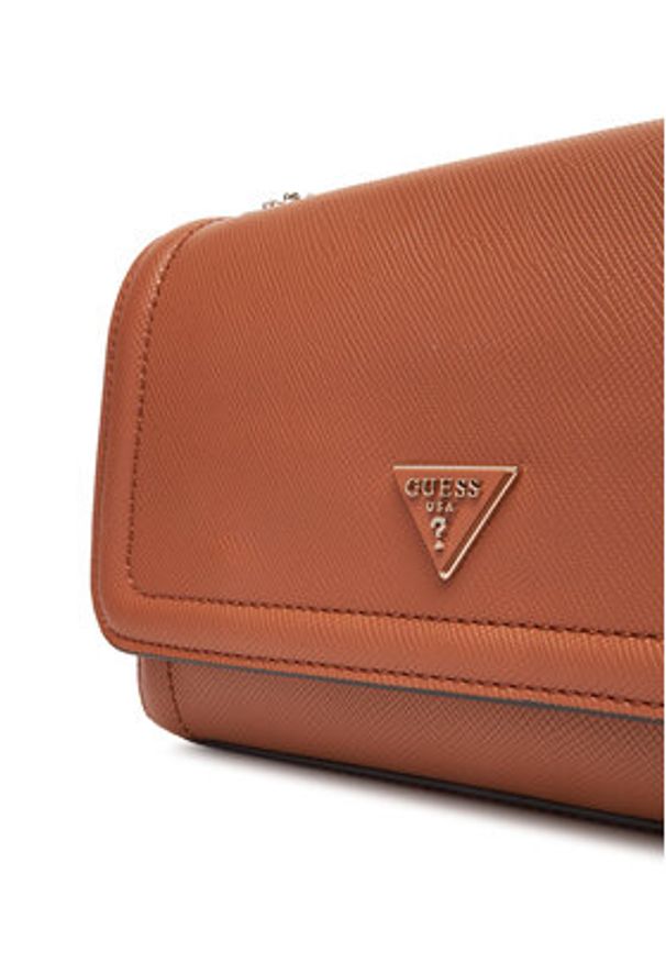 Guess Torebka Noelle II HWZG96 72210 Brązowy. Kolor: brązowy. Materiał: skórzane