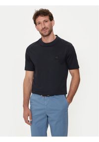 BOSS - Boss T-Shirt Tiburt 278 50515598 Granatowy Regular Fit. Kolor: niebieski. Materiał: bawełna