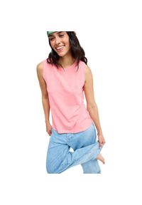 Roxy - dla Kobiety BETTER DAYS Różowy. Kolor: różowy. Materiał: poliester, bawełna, tkanina. Długość rękawa: bez rękawów #1