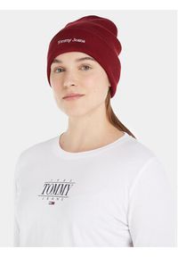 Tommy Jeans Czapka Tjw Sport Beanie AW0AW15473 Fioletowy. Kolor: fioletowy. Materiał: syntetyk. Styl: sportowy