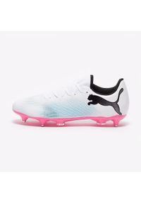 Buty piłkarskie męskie Puma Future 7 Play Mxsg. Zapięcie: sznurówki. Kolor: biały. Materiał: syntetyk, tkanina, materiał. Szerokość cholewki: normalna. Sport: piłka nożna #1