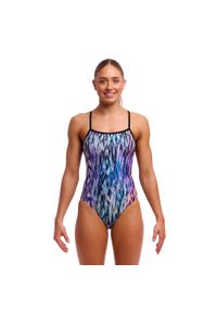 Strój do pływania FUNKITA Fly Dye - Single Strap. Kolor: wielokolorowy
