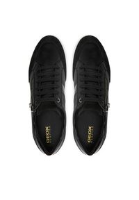 Geox Sneakersy D Myria D4568B 08522 C9999 Czarny. Kolor: czarny. Materiał: skóra #5