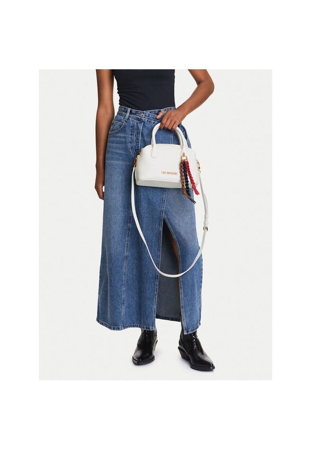 Love Moschino - Torebka LOVE MOSCHINO. Kolor: biały