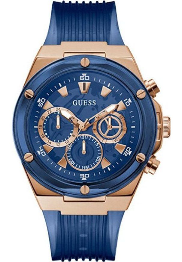 Zegarek Guess Zegarek męski Guess GW0425G3 niebieski. Kolor: niebieski