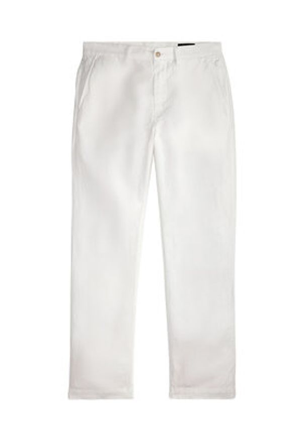 Polo Ralph Lauren Spodnie materiałowe 710A13235004 Biały Classic Fit. Kolor: biały. Materiał: bawełna