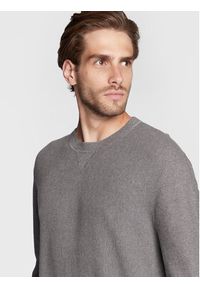 Sisley Sweter 10C1S100L Szary Regular Fit. Kolor: szary. Materiał: bawełna #4
