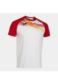 Jersey Joma Elite X. Kolor: wielokolorowy, biały, czerwony. Materiał: jersey. Sport: fitness #1