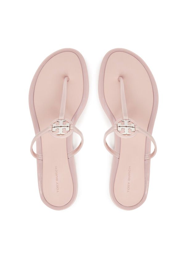 Tory Burch Japonki Mini Miller Jelly 166808 Różowy. Kolor: różowy. Materiał: syntetyk