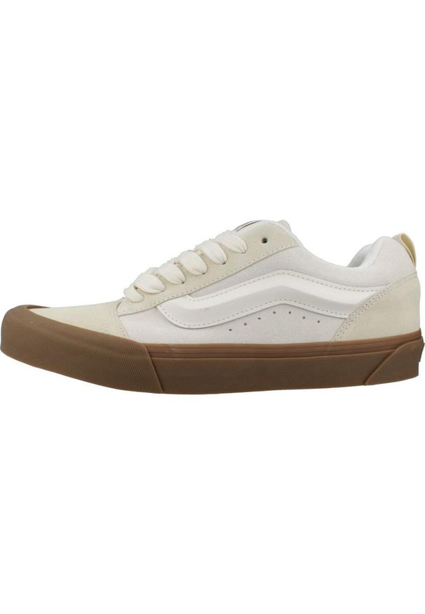 Buty Vans Knu Skool. Kolor: beżowy. Materiał: tkanina