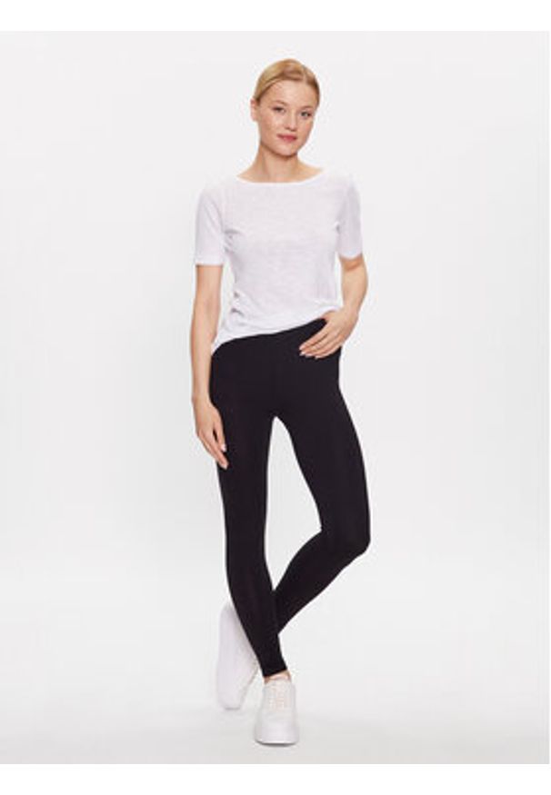 4f - 4F Legginsy 4FSS23TTIGF063 Czarny Slim Fit. Kolor: czarny. Materiał: bawełna