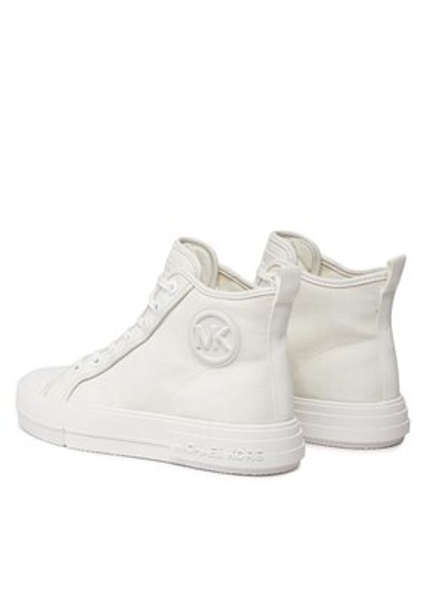 MICHAEL Michael Kors Trampki Evy High Top 43R4EYFS4D Biały. Kolor: biały. Materiał: materiał