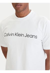 Calvin Klein Jeans T-Shirt LV04RAB810 Biały Regular Fit. Kolor: biały. Materiał: bawełna #3