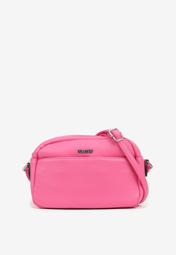 Born2be - Różowa Prostokątna Torebka Listonoszka Geverine. Kolor: różowy. Styl: biznesowy, klasyczny, elegancki, casual