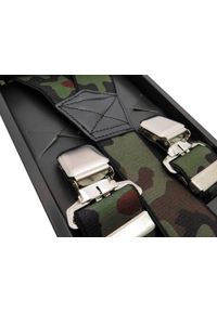 Modini - Szelki moro/kamuflaż leśny SZ20. Materiał: skóra, guma. Wzór: moro #1