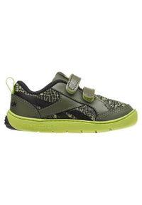 Buty do chodzenia niemowlęce Reebok Ventureflex Critter. Kolor: zielony. Materiał: materiał, syntetyk, tkanina, skóra. Szerokość cholewki: normalna. Sport: turystyka piesza