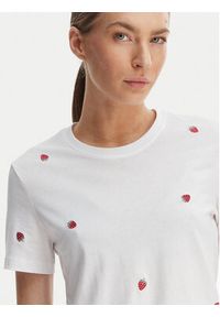 only - ONLY T-Shirt Ketty 15288473 Biały Regular Fit. Kolor: biały. Materiał: bawełna #3
