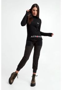 Aeronautica Militare - Sweter damski wełniany AERONAUTICA MILITARE. Materiał: wełna. Wzór: nadruk #3