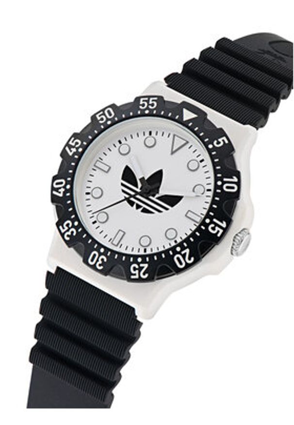 Adidas - adidas Zegarek AO Style Discoverer Two AOSY25516 Czarny. Kolor: czarny. Materiał: syntetyk