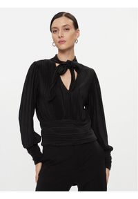 Vero Moda Bluzka 10295544 Czarny Regular Fit. Kolor: czarny. Materiał: syntetyk