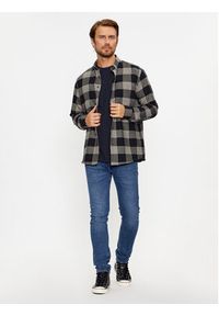 Lindbergh T-Shirt 30-400239 Granatowy Relaxed Fit. Kolor: niebieski. Materiał: bawełna