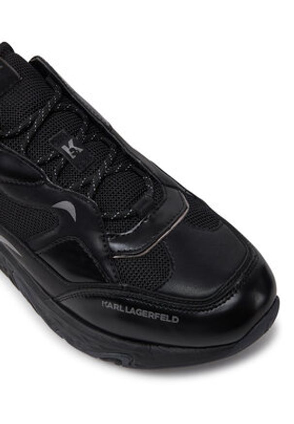 Karl Lagerfeld - KARL LAGERFELD Sneakersy Blaze KL52424 Czarny. Kolor: czarny. Materiał: skóra