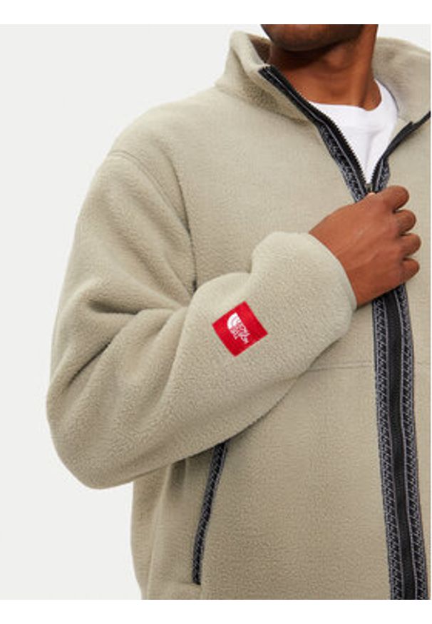 The North Face Polar Fleeski NF0A88XQ Beżowy Regular Fit. Kolor: beżowy. Materiał: syntetyk