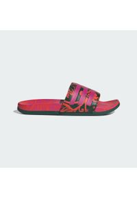 Adidas - adilette Comfort Sandals. Okazja: na co dzień. Kolor: fioletowy, zielony, wielokolorowy. Styl: casual, elegancki