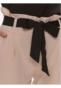 Rinascimento Spodnie materiałowe CFC0117447003 Beżowy Regular Fit. Kolor: beżowy. Materiał: syntetyk #2
