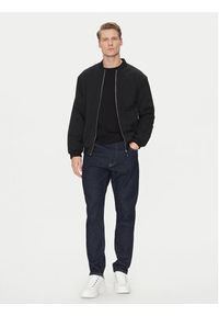 Richmond X Kurtka bomber Lucken UMA24193GB Czarny Regular Fit. Kolor: czarny. Materiał: syntetyk
