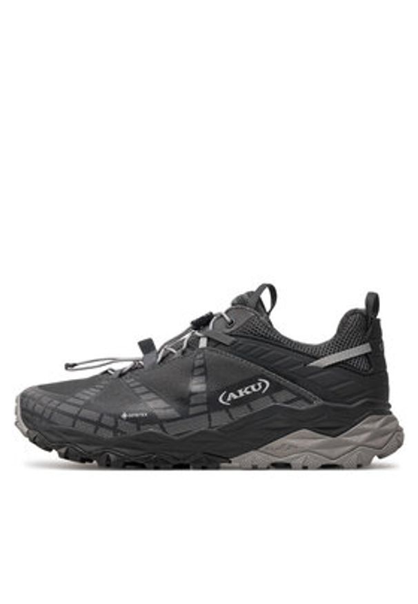 Aku Trekkingi Flyrock Gtx GORE-TEX 698 Czarny. Kolor: czarny. Materiał: skóra. Technologia: Gore-Tex. Sport: turystyka piesza