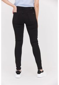 7 FOR ALL MANKIND Czarne jeansy damskie z wysokim stanem HW SKINNY SLIM ILLUSION RINSED BLACK, Rozmiar 30. Stan: podwyższony. Kolor: czarny #5