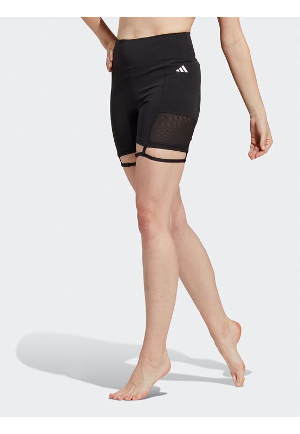 Adidas - Szorty sportowe adidas Performance. Kolor: czarny. Materiał: syntetyk